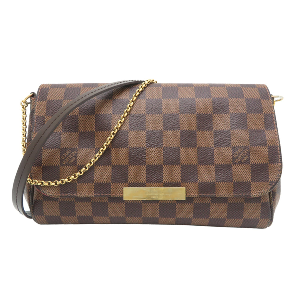Louis Vuitton Brown Damier Canvas Handbag (Pre-Owned)
