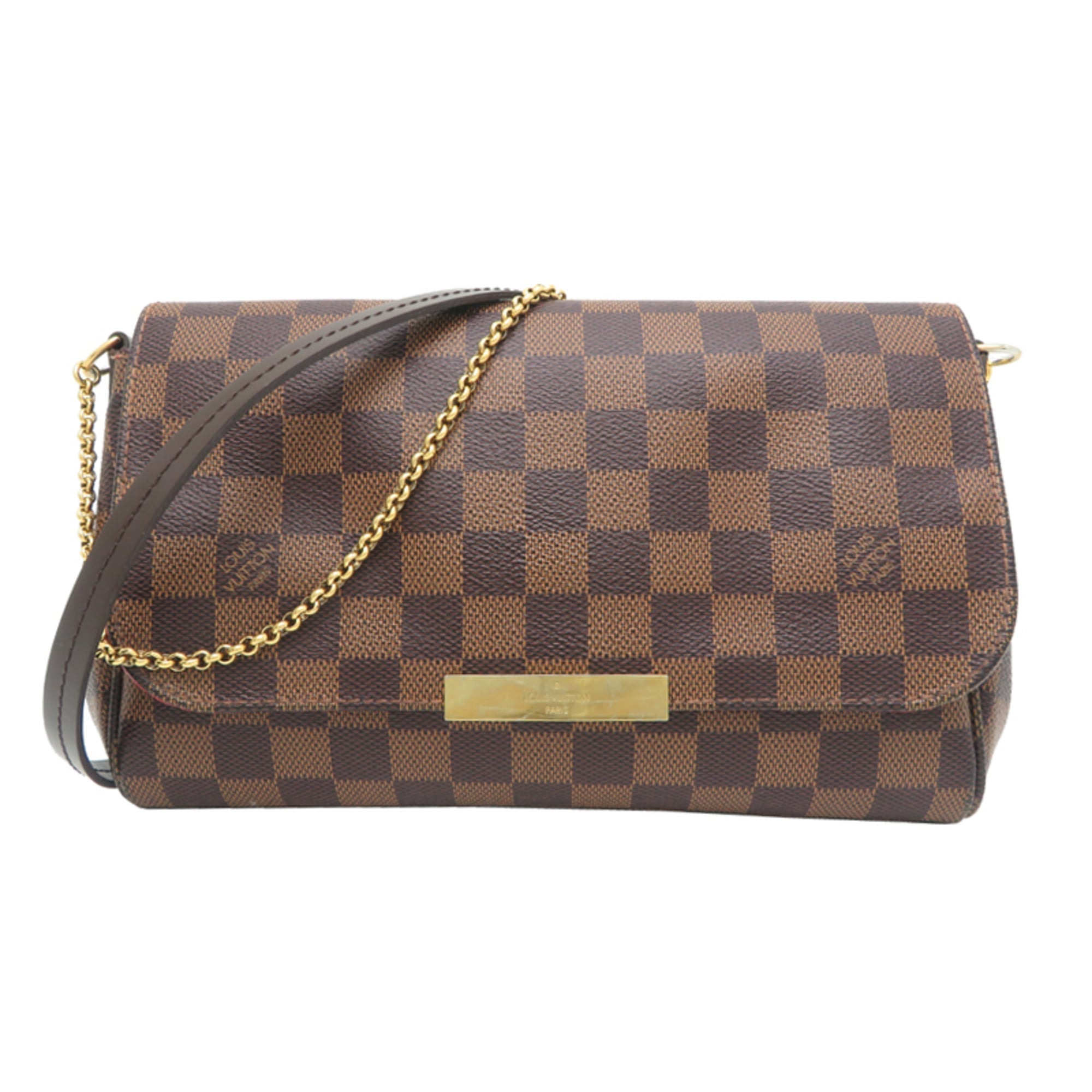 Louis Vuitton Brown Damier Canvas Handbag (Pre-Owned)
