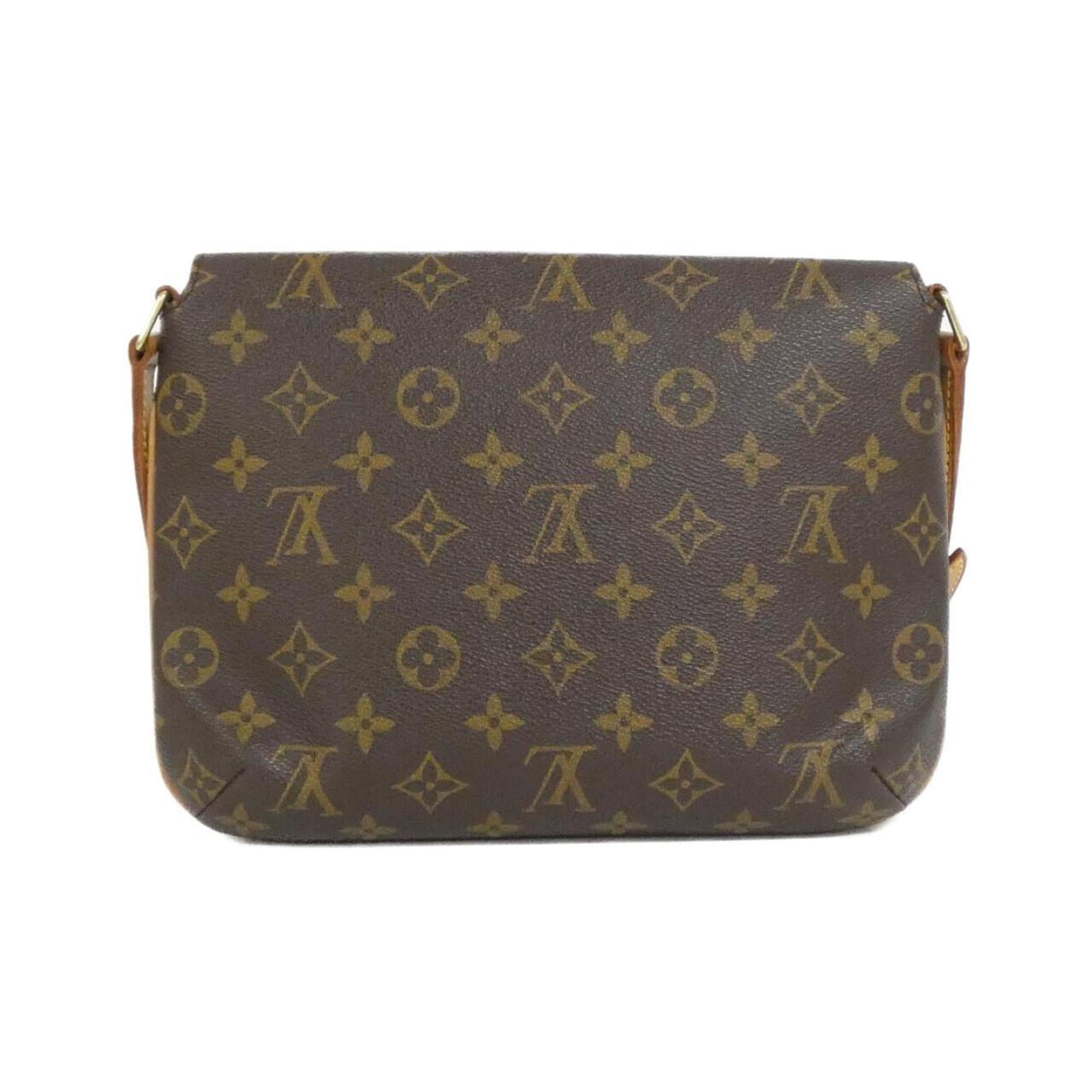 Louis Vuitton Marron Coated Canvas Shoulder Bag (Pre-Owned)