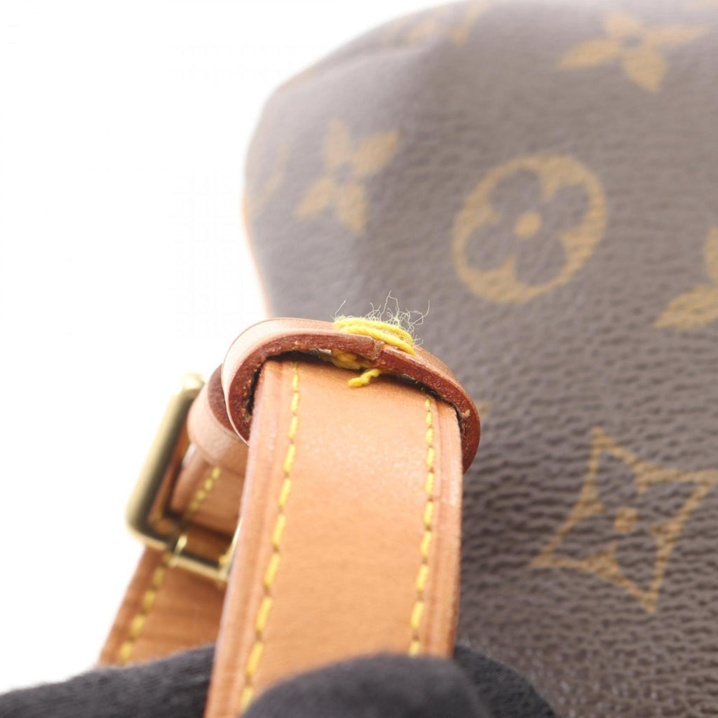 Louis Vuitton Brown Coated Canvas Leather Shoulder Bag (Pre-Owned)