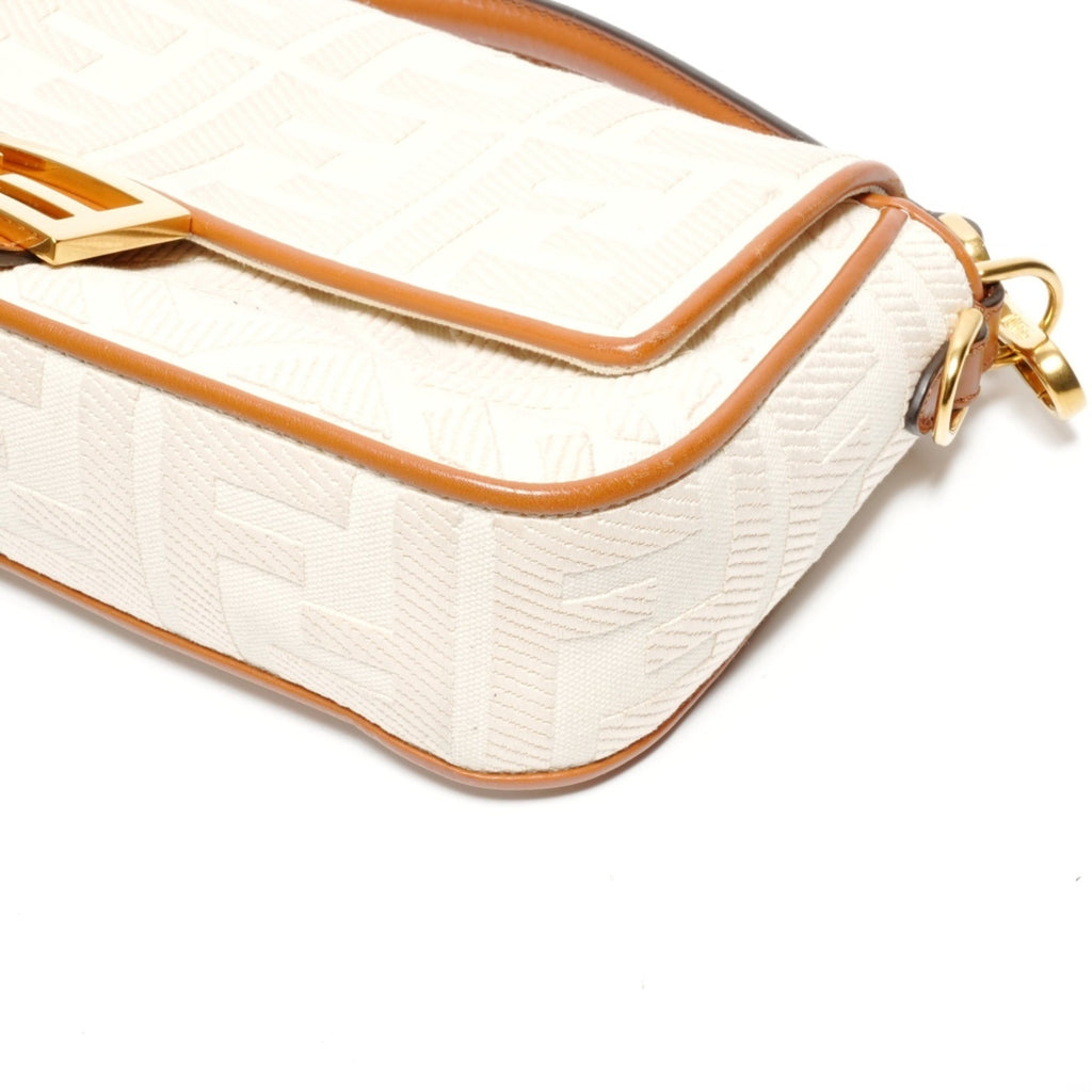 Baguette NM Bag Zucca Embroidered Canvas Medium