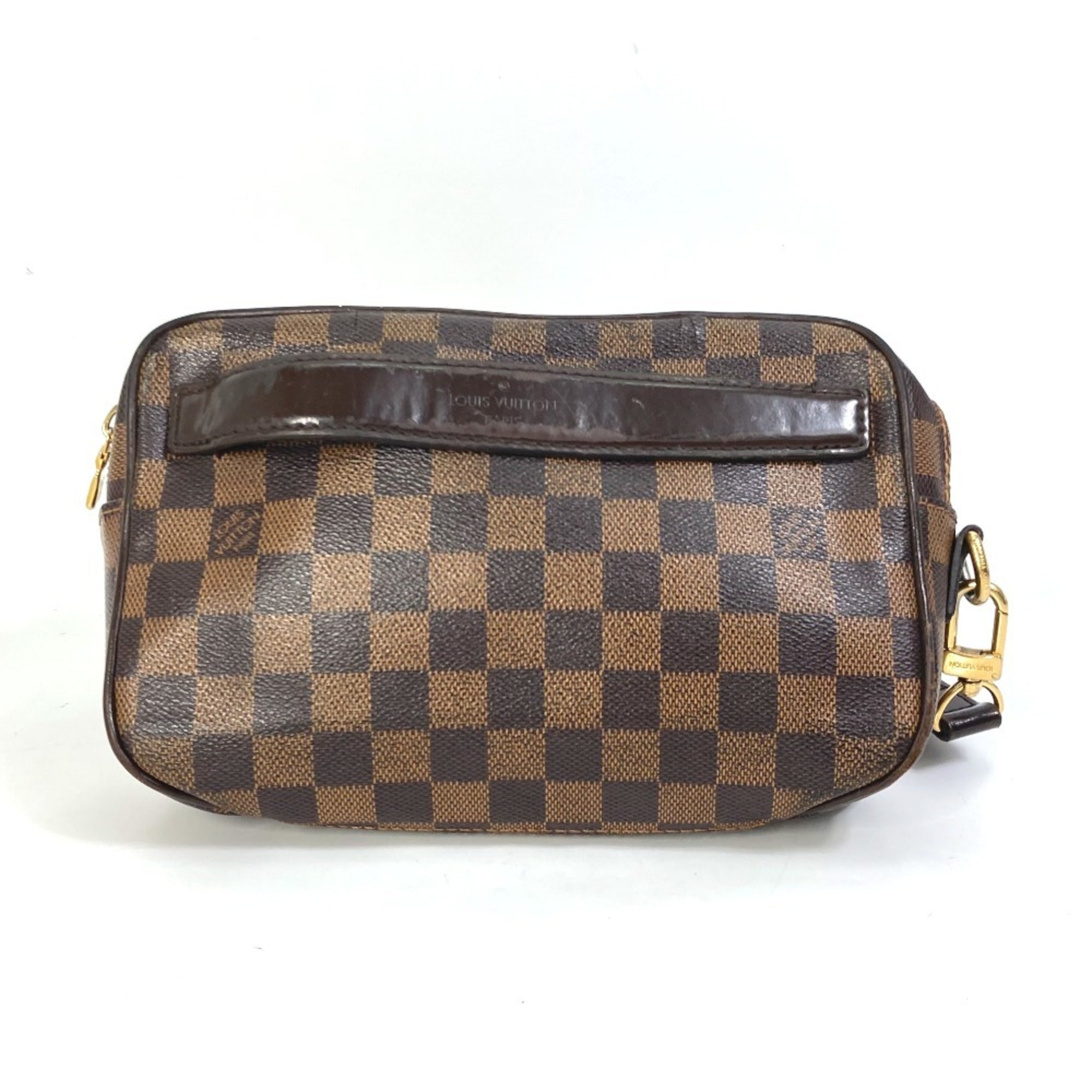 Louis Vuitton Damier Brown Ebene Damier Canvas Pochette (Pre-Owned)