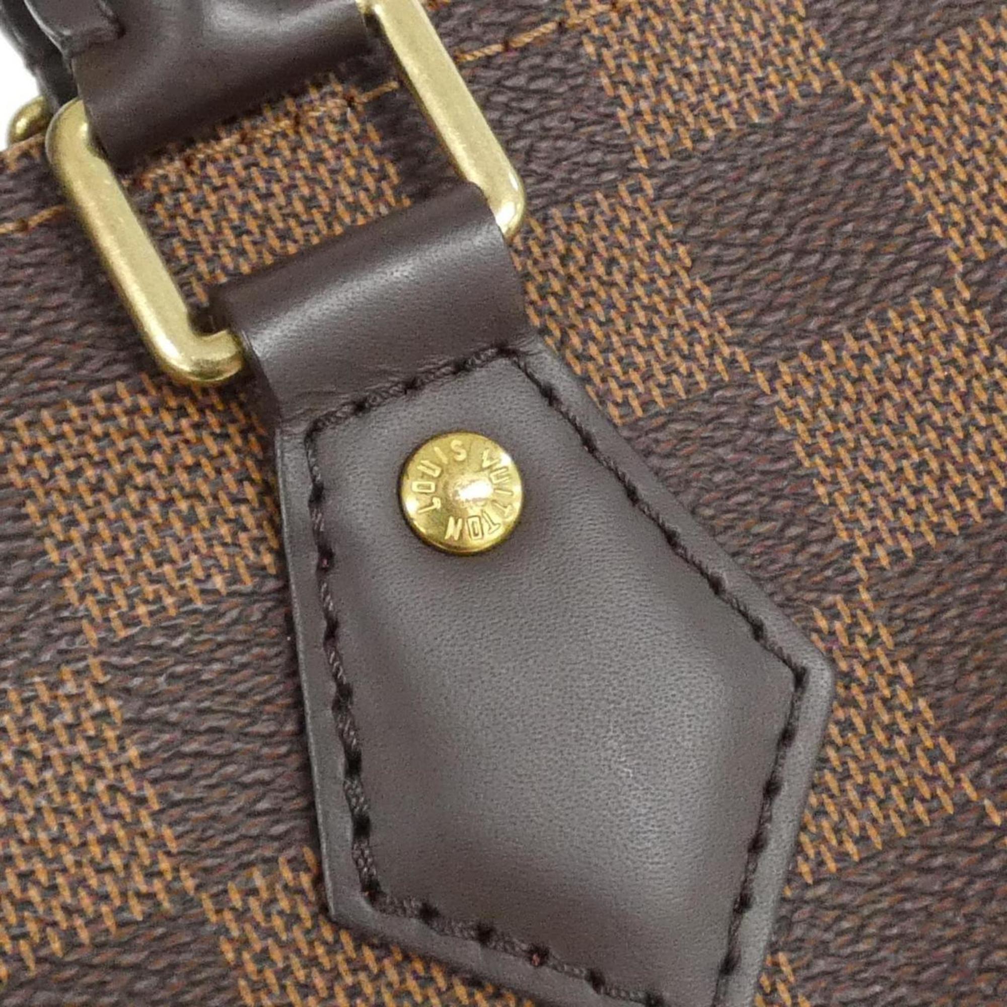Louis Vuitton Ebene Coated Canvas Boston Bag (Pre-Owned)