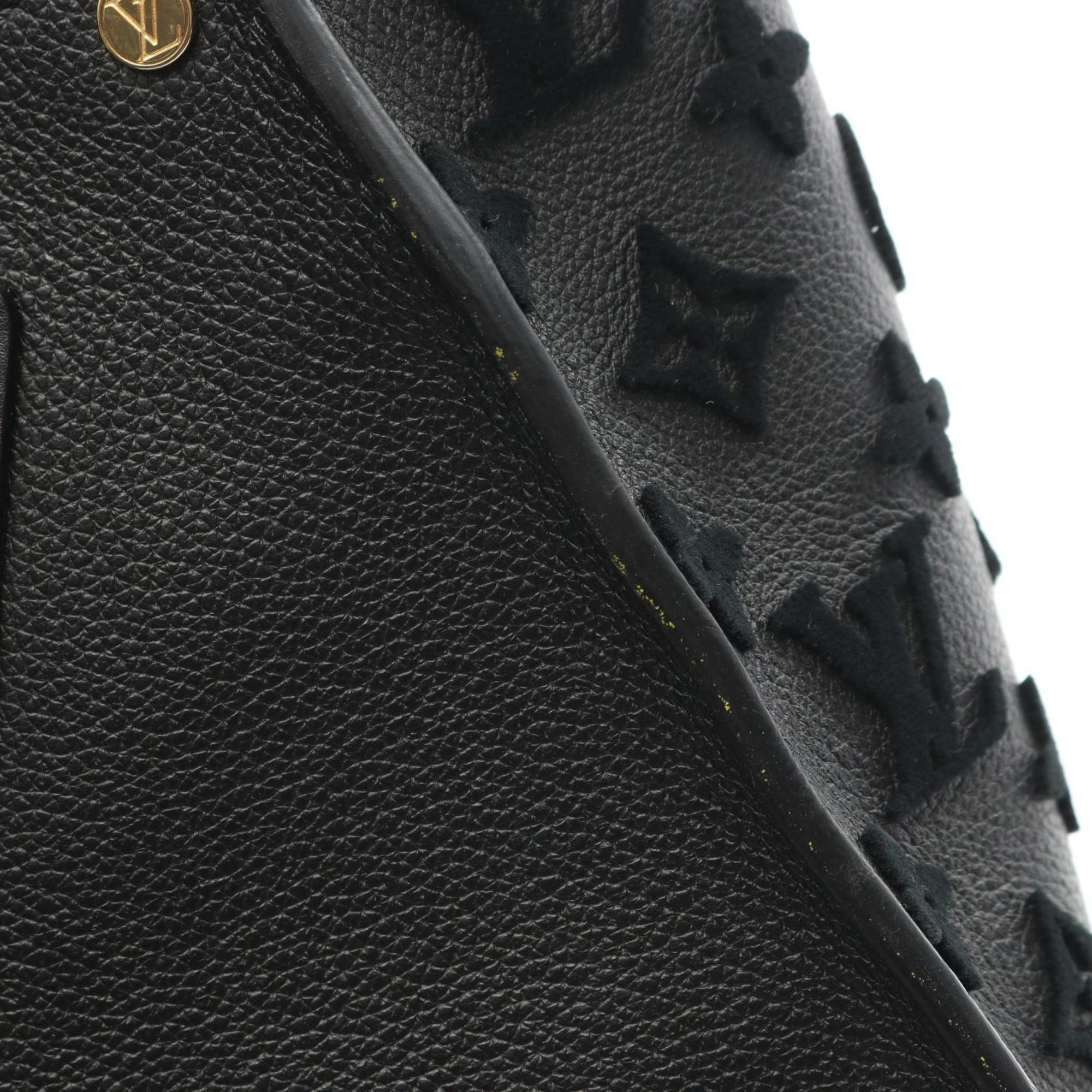 Louis Vuitton Black Leather Handbag (Pre-Owned)