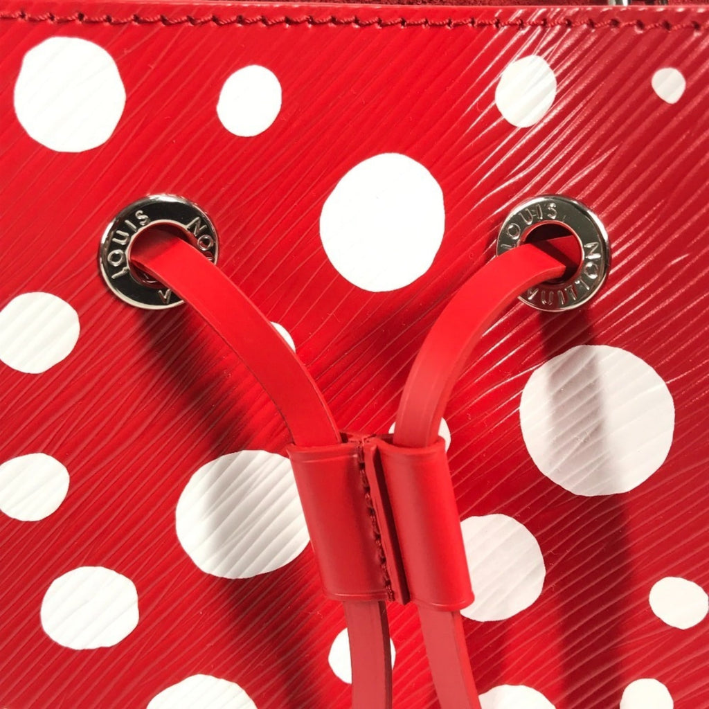 Louis Vuitton Red Color White Epi Leather Handbag Shoulder Bag (Pre-Owned)