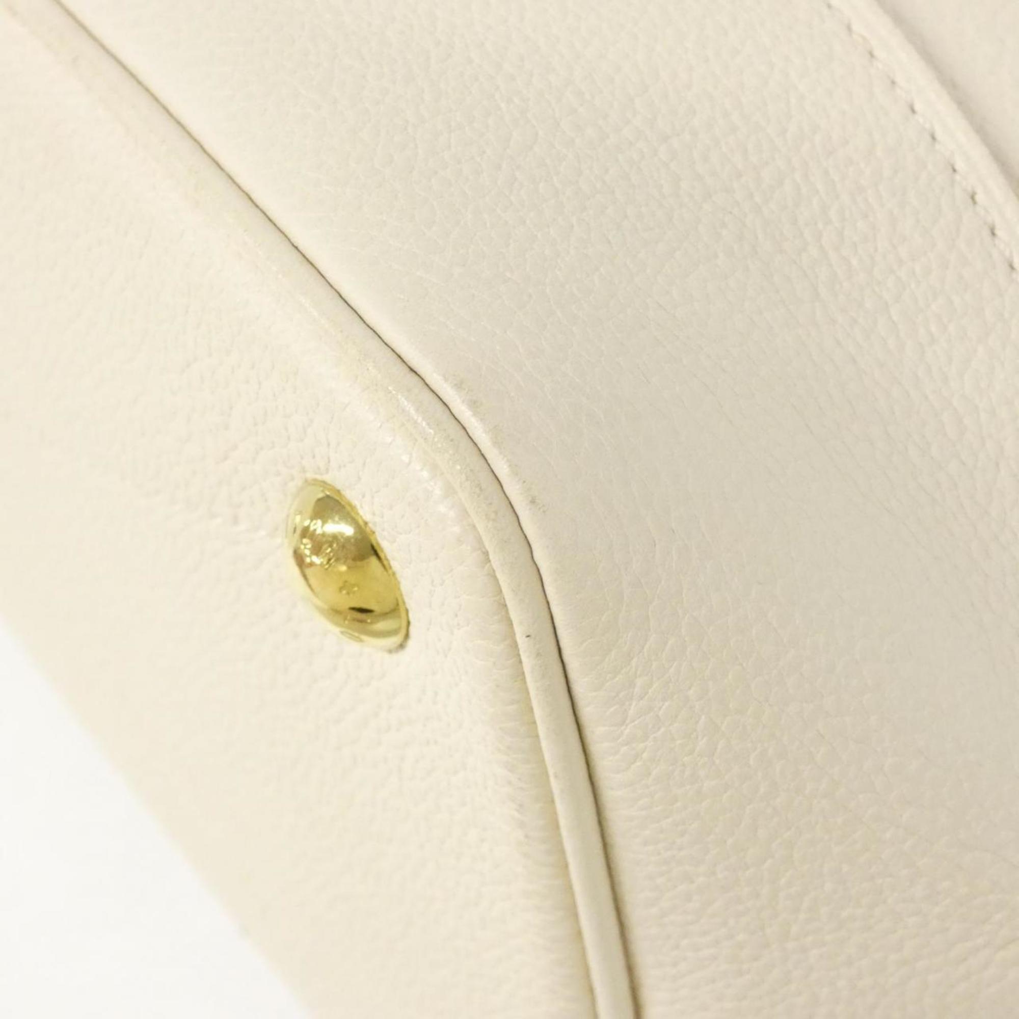 Louis Vuitton Beige Leather Handbag (Pre-Owned)