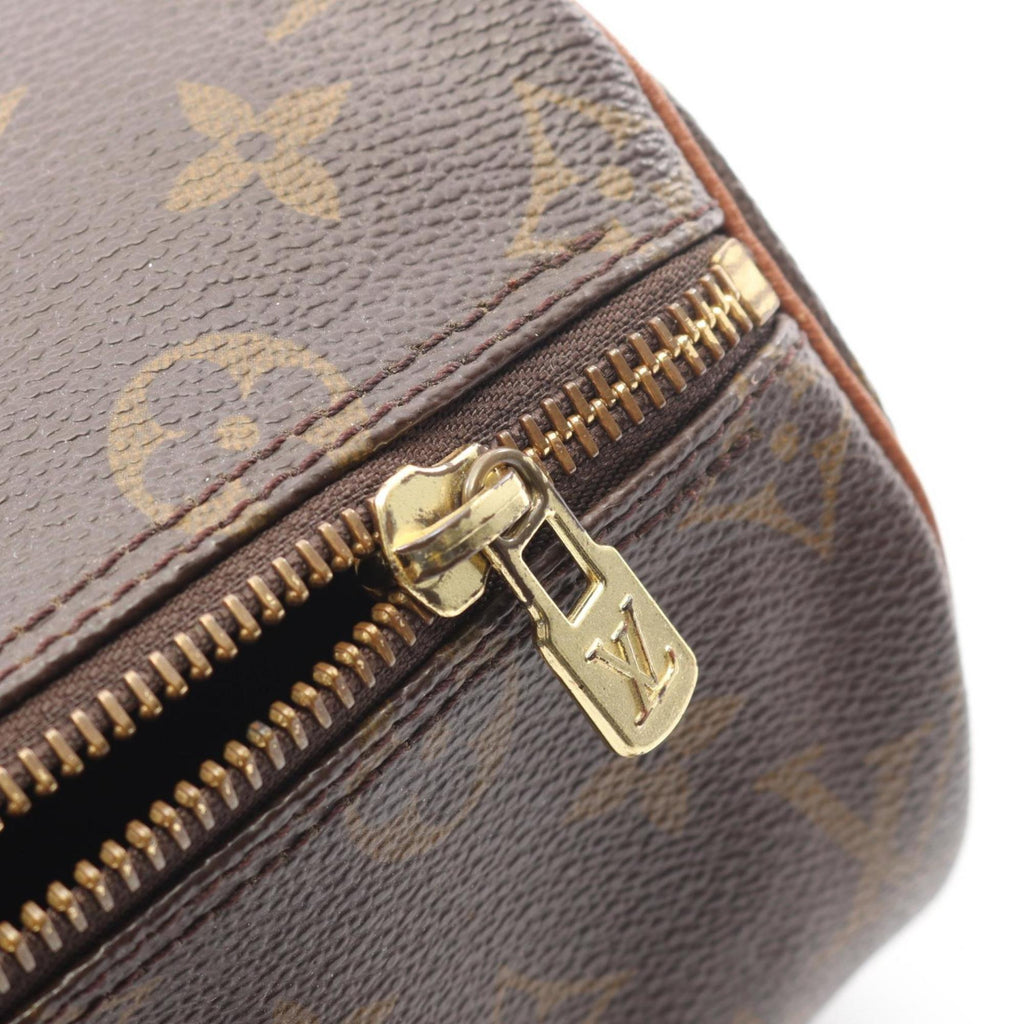 Louis Vuitton Brown Monogram Coated Canvas Leather Handbag (Pre-Owned)