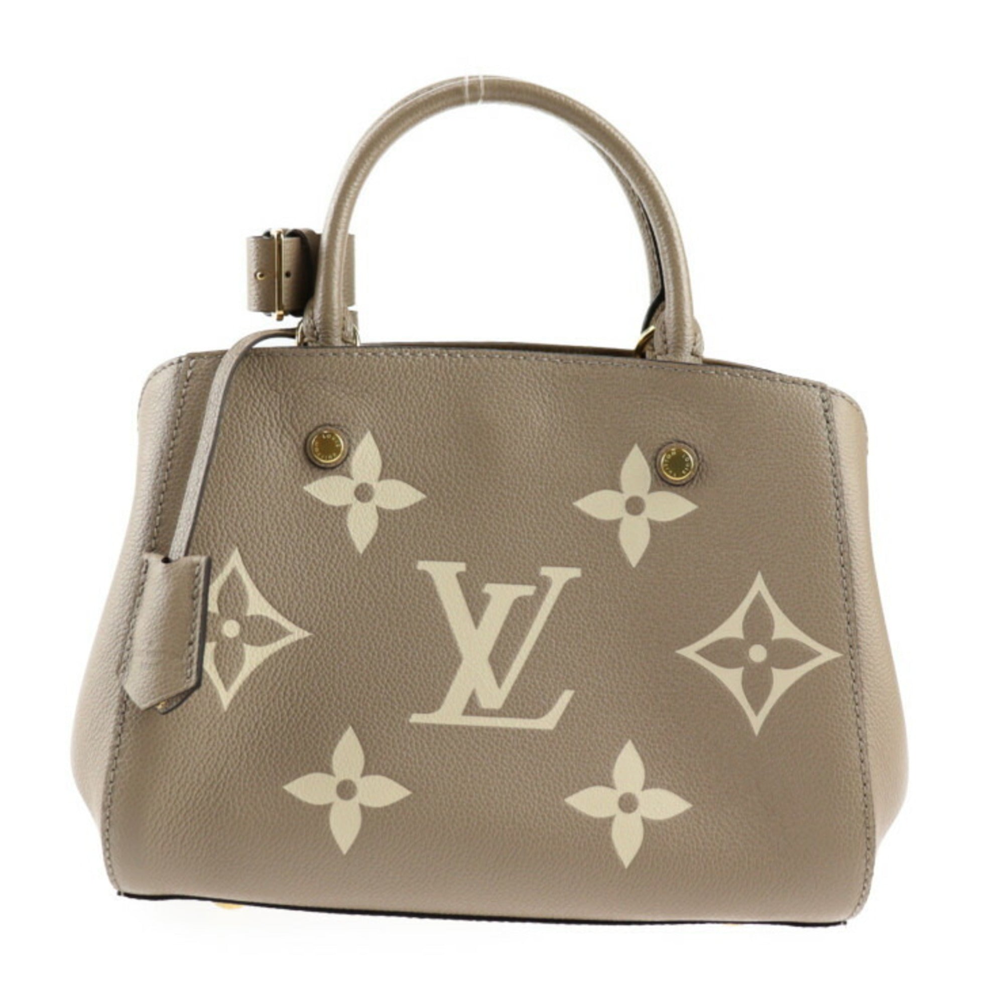 Louis Vuitton Tourterelle Monogram Empreinte Handbag Shoulder Bag Tote Bag (Pre-Owned)