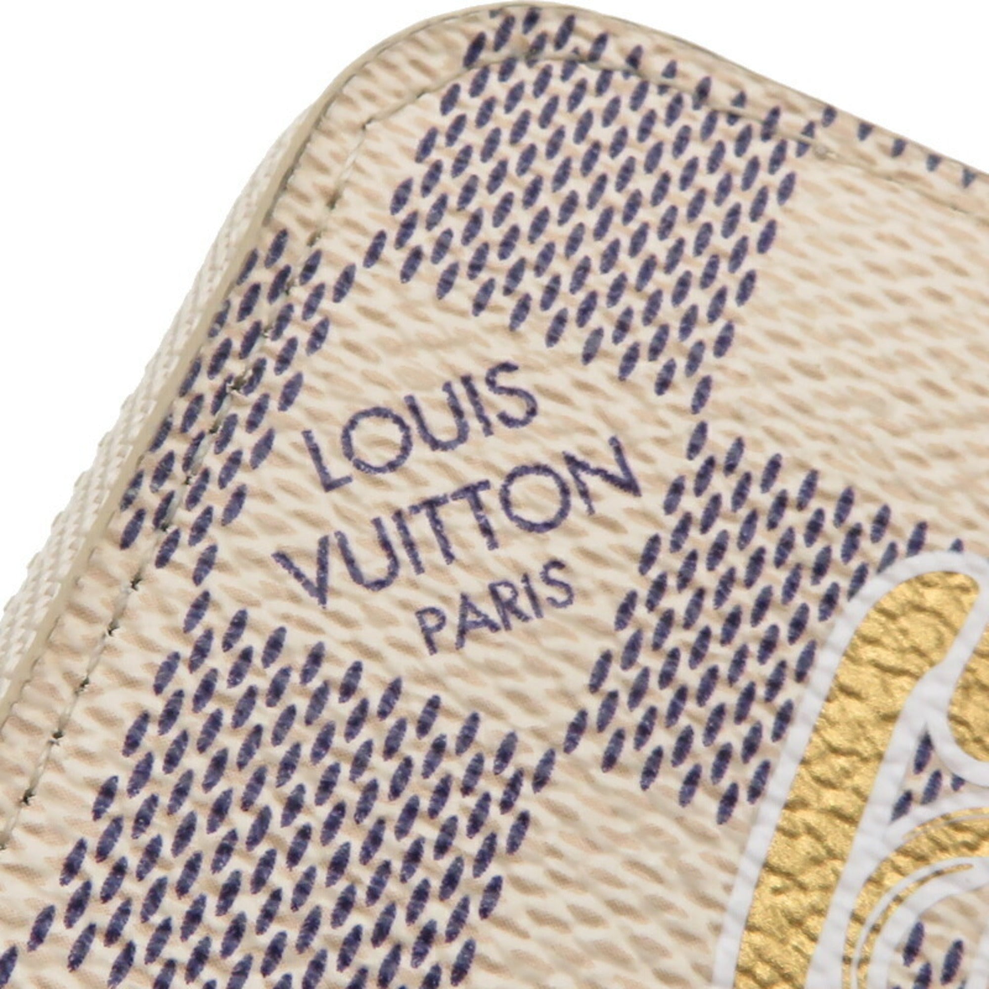 Louis Vuitton Multi-Color Damier Azur Long Wallet (Bi-Fold) (Pre-Owned)