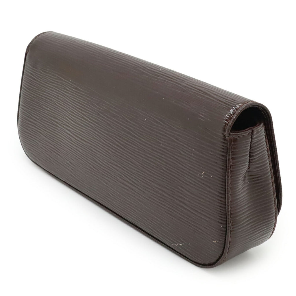 Louis Vuitton Brown Epi Leather Clutch Bag Pochette (Pre-Owned)