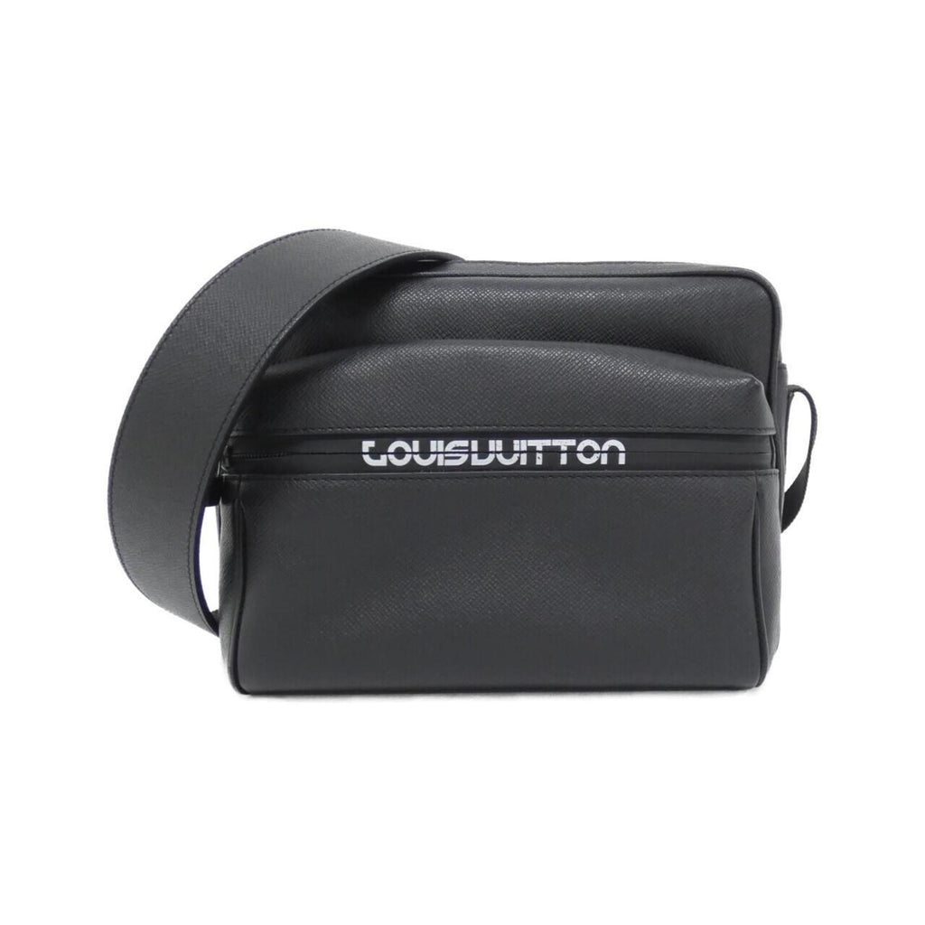 Louis Vuitton Black Leather Shoulder Bag (Pre-Owned)