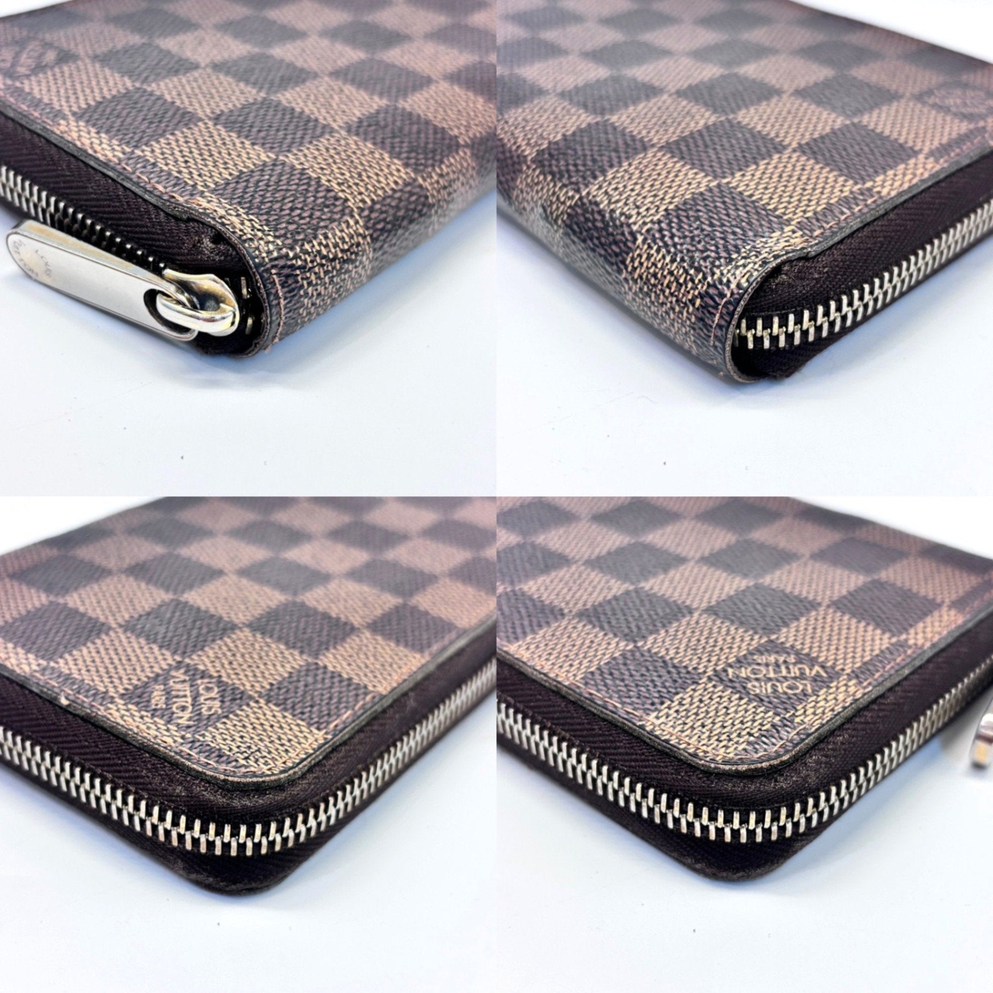 Louis Vuitton Damier Brown Damier Canvas Ebene Long Wallet (Bi-Fold) (Pre-Owned)