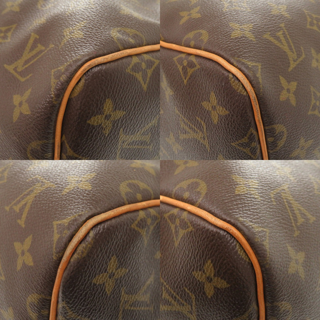 Louis Vuitton Brown Monogram Canvas Boston Bag (Pre-Owned)