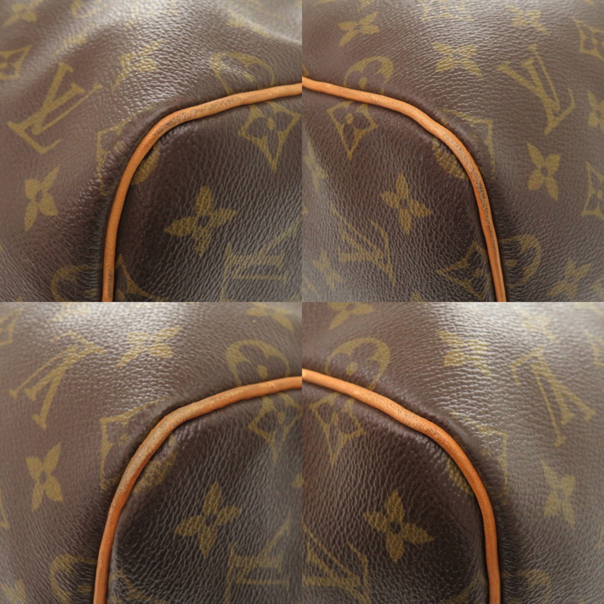 Louis Vuitton Brown Monogram Canvas Boston Bag (Pre-Owned)