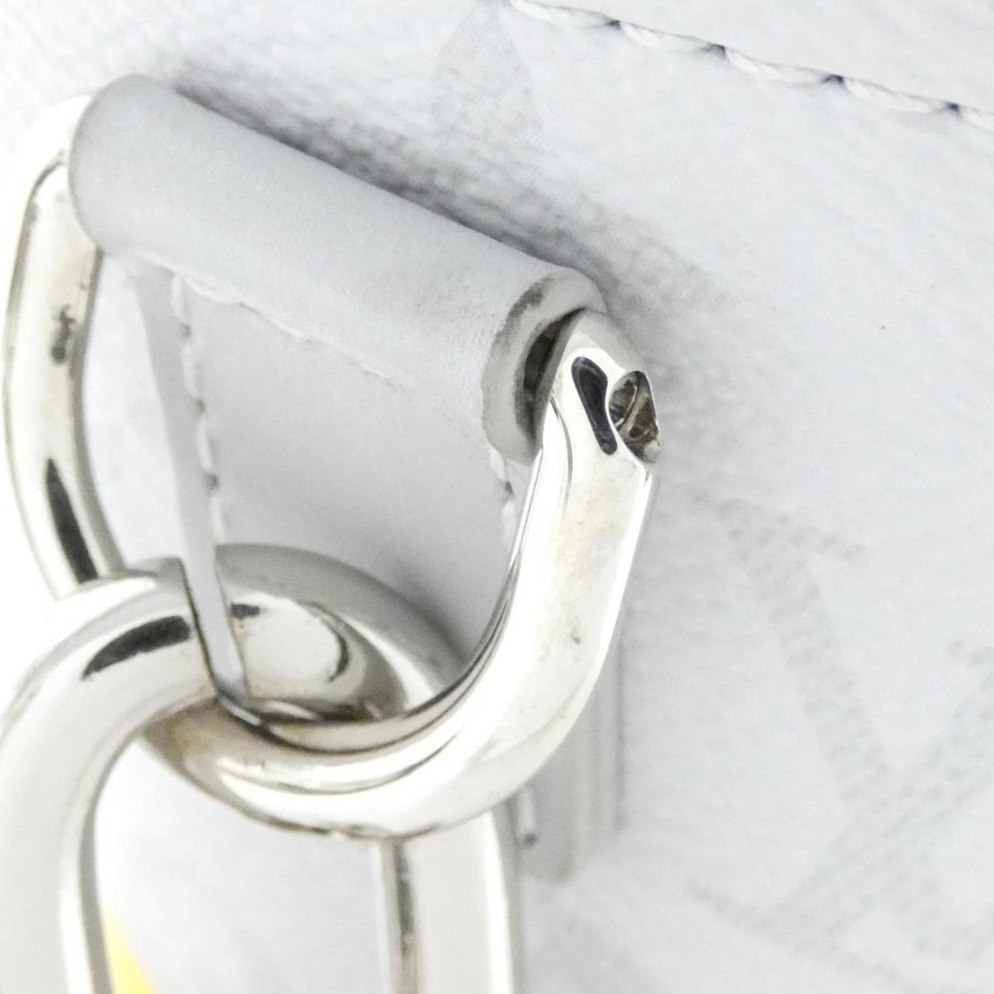Louis Vuitton Blanc White Coated Canvas Shoulder Bag (Pre-Owned)
