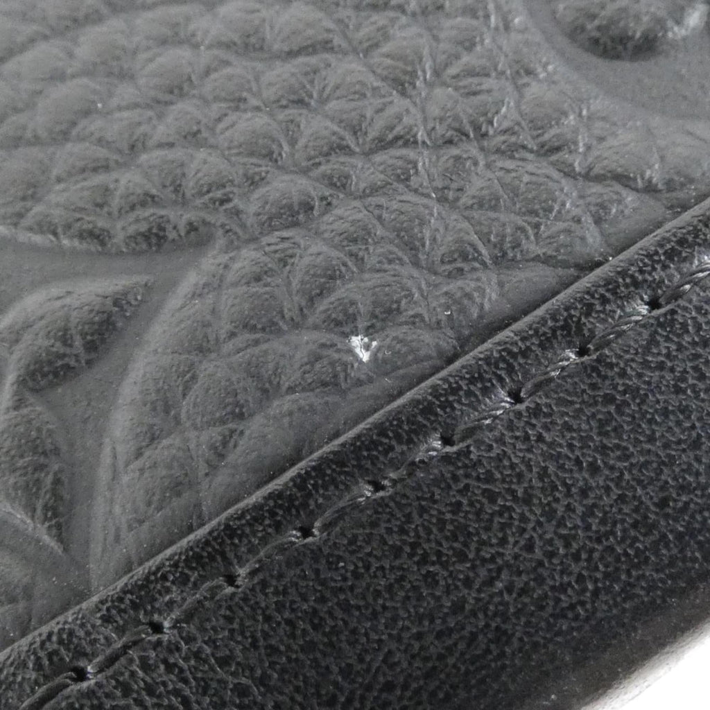 Louis Vuitton Black Leather Handbag (Pre-Owned)