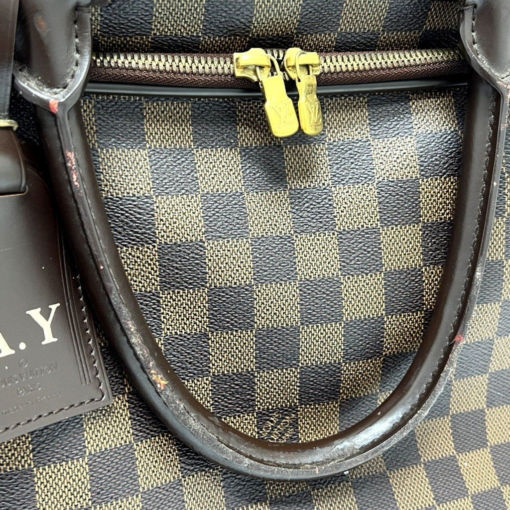 Louis Vuitton Brown Damier Canvas Ebene Damier Canvas Briefcase Handbag (Pre-Owned)