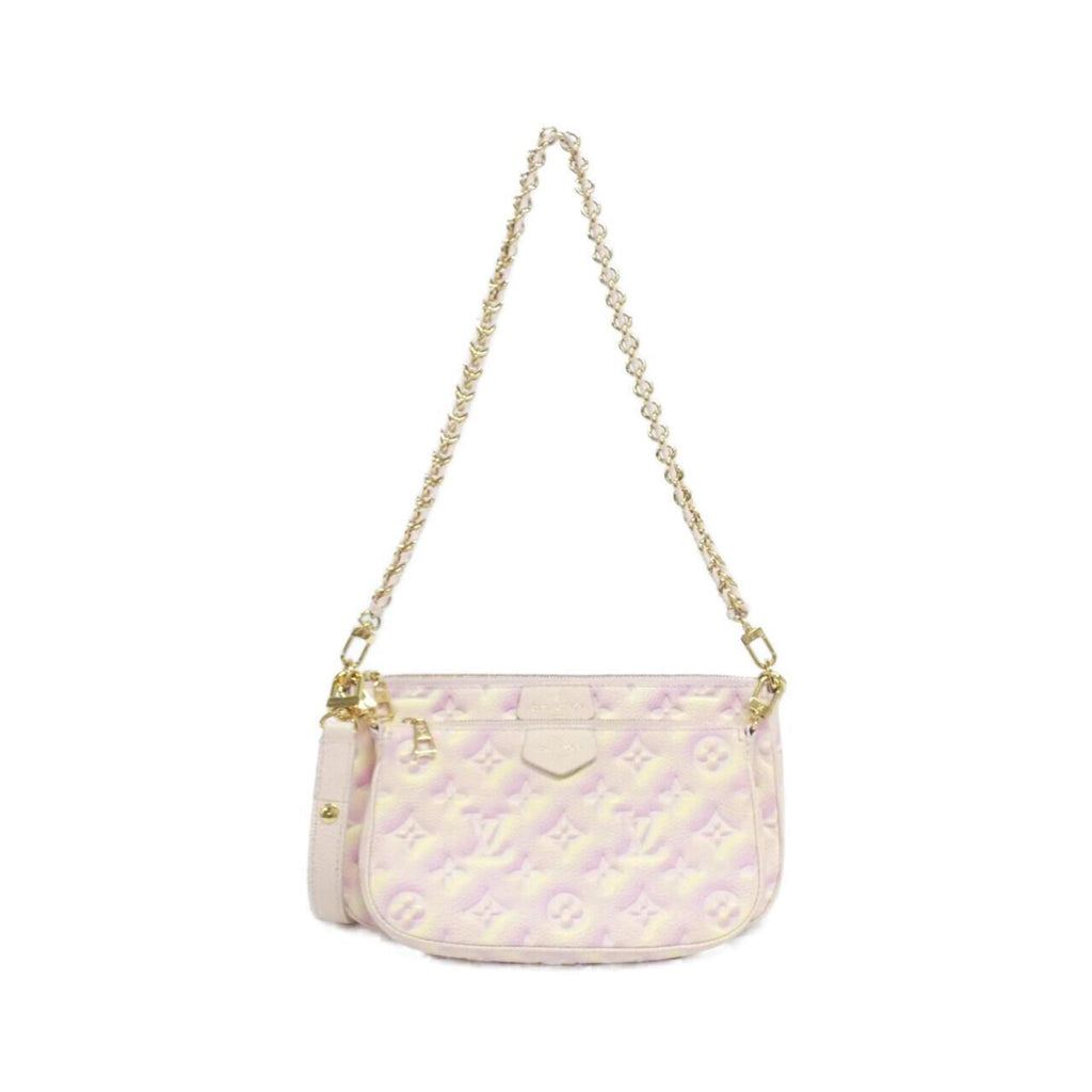 Louis Vuitton Light Pink Leather Pochette Shoulder Bag (Pre-Owned)