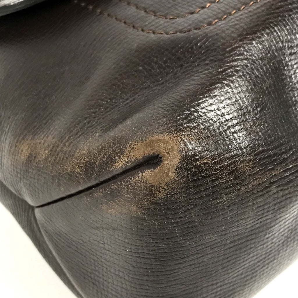 Louis Vuitton Brown Coffee Utah Leather Messenger Bag Shoulder Bag (Pre-Owned)