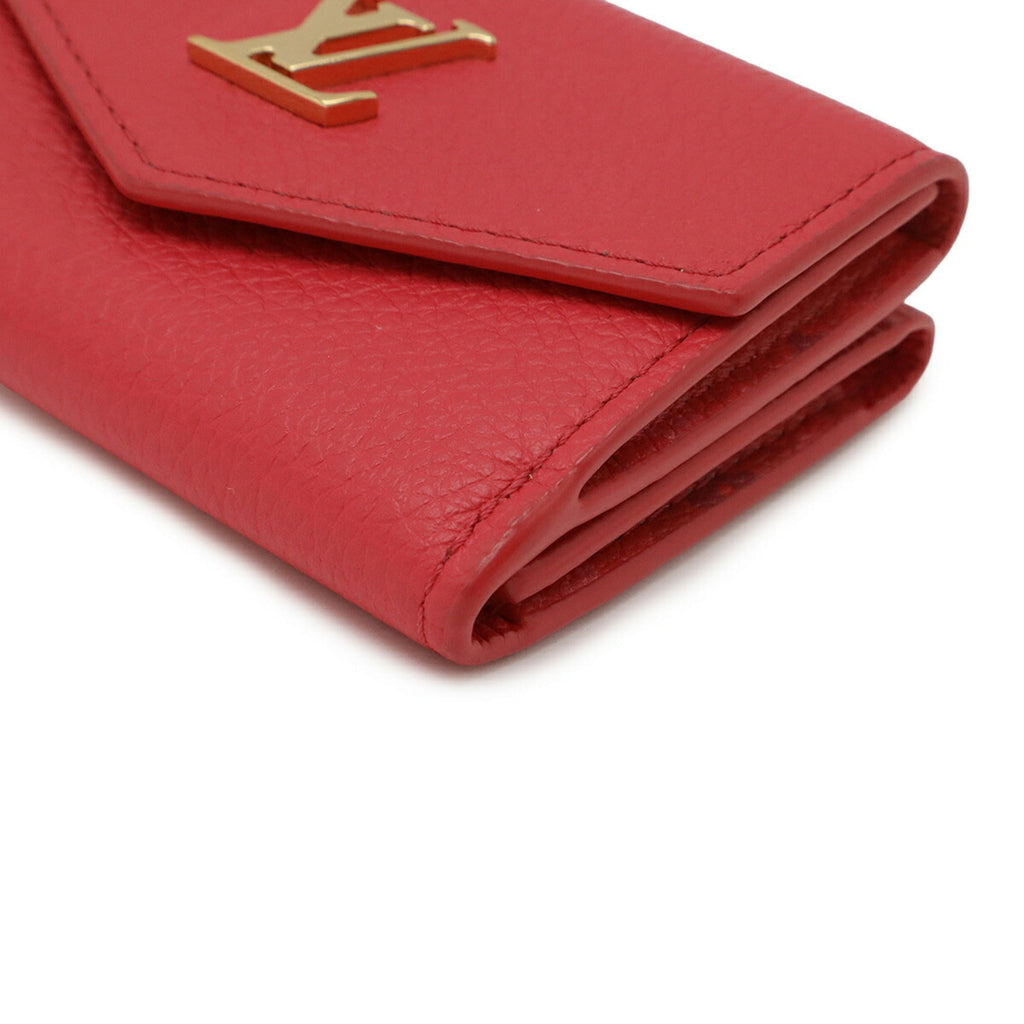 Louis Vuitton Fuchsia Fuchsia Pink Leather Wallet (Tri-Fold) (Pre-Owned)