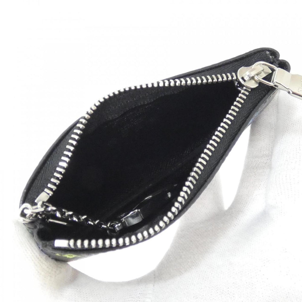 Louis Vuitton Black Coated Canvas Coin Purse/Coin Case (Pre-Owned)