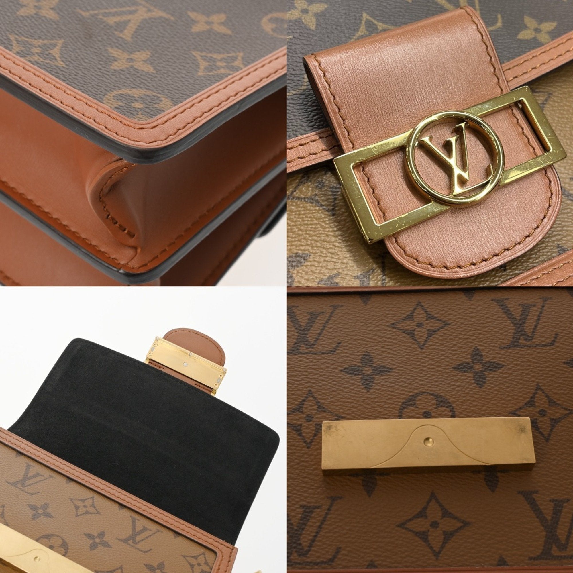 Louis Vuitton Brown Monogram Canvas Shoulder Bag (Pre-Owned)