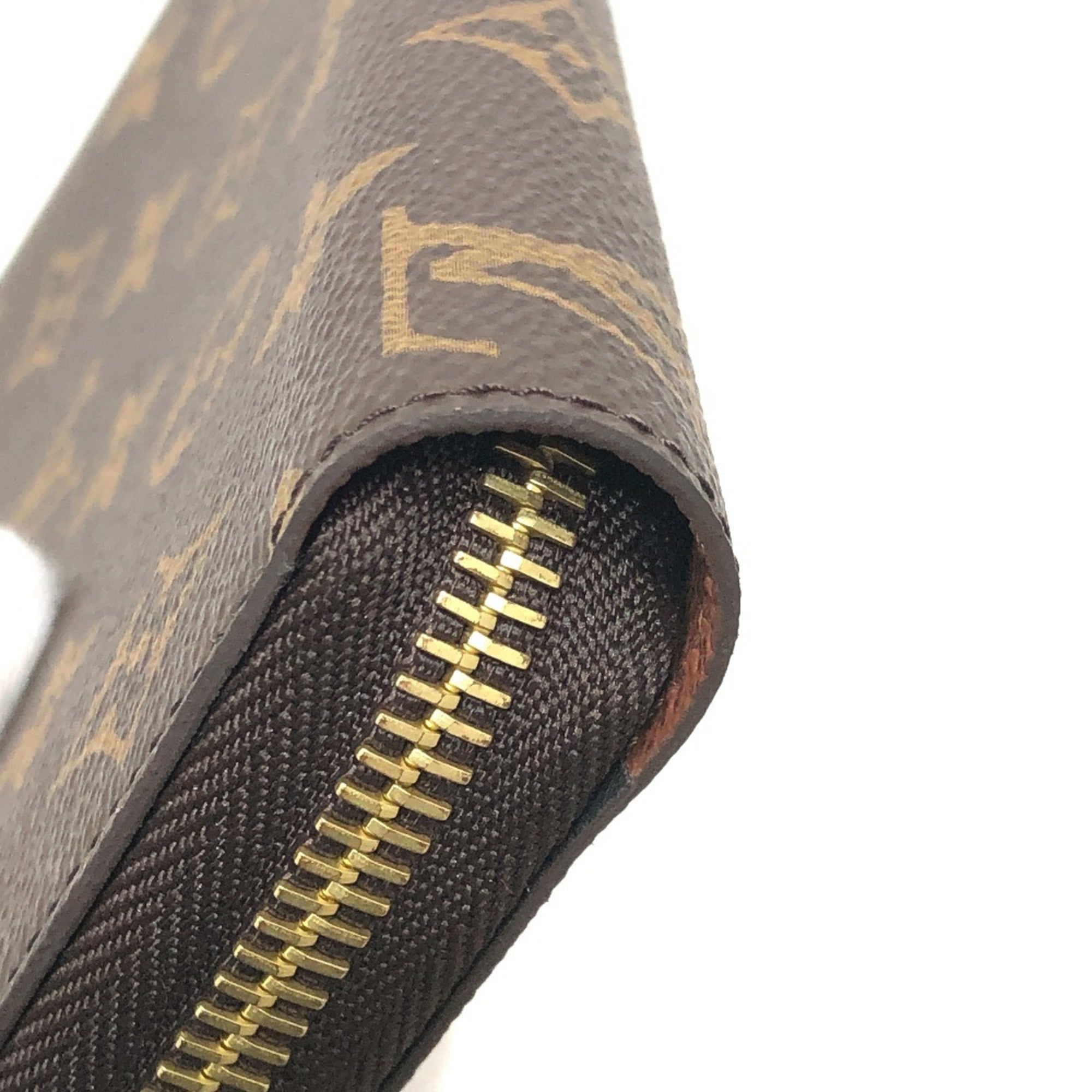 Louis Vuitton Monogram Brown Monogram Long Wallet (Bi-Fold) (Pre-Owned)