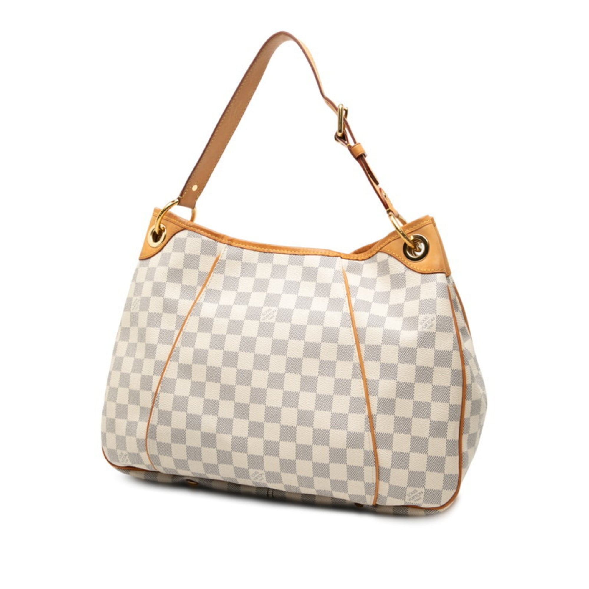 Louis Vuitton White Pvc Leather Shoulder Bag (Pre-Owned)
