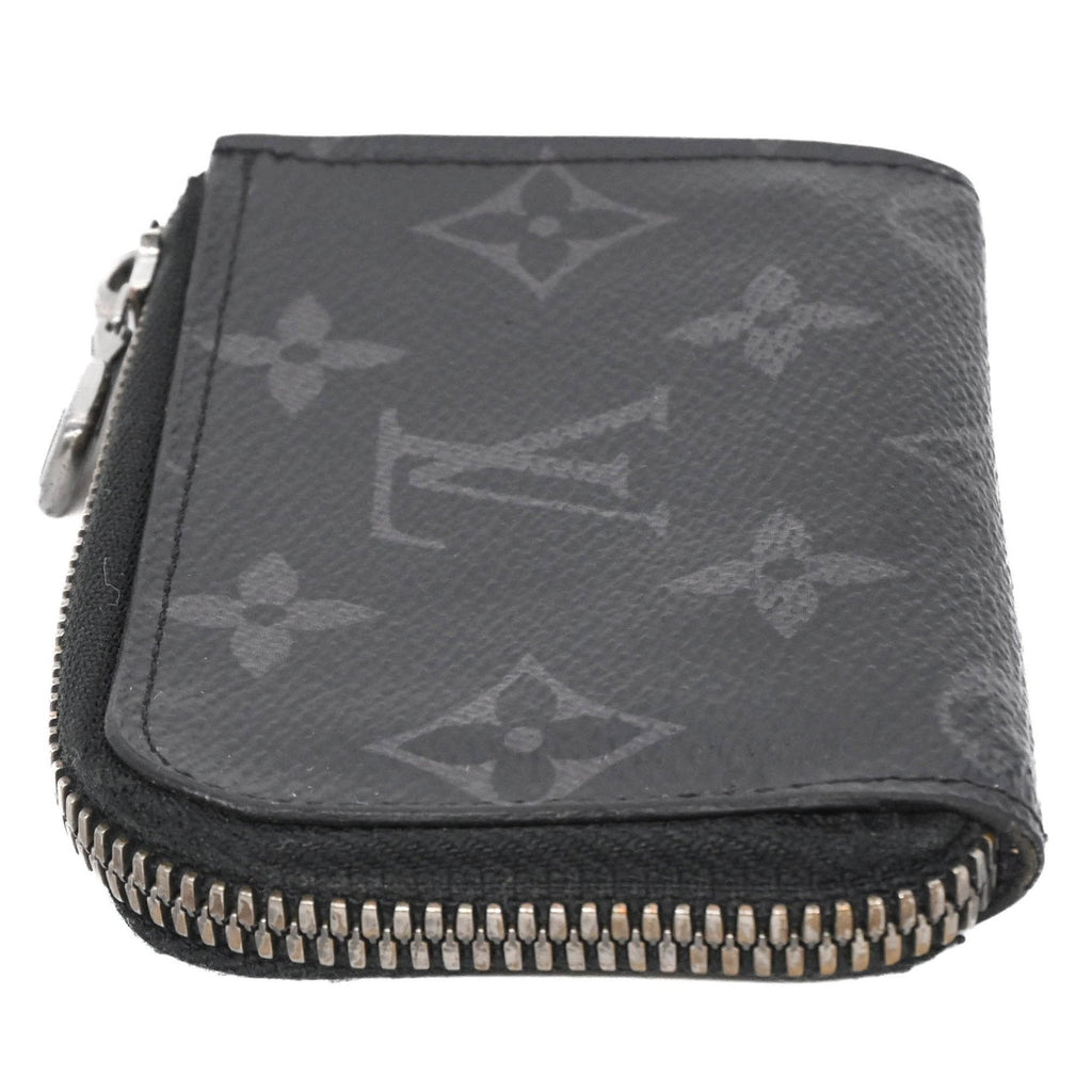 Louis Vuitton Black Monogram Eclipse Monogram Eclipse Coin Purse/Coin Case (Pre-Owned)