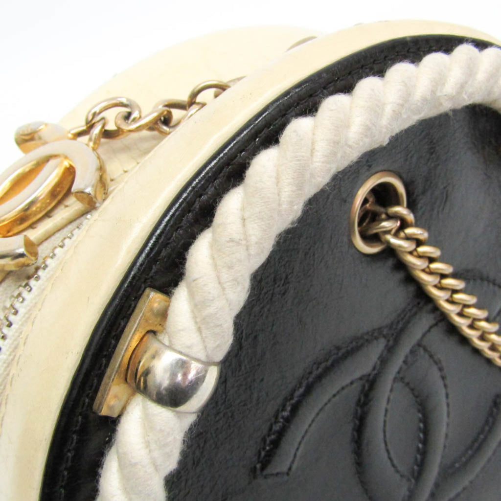 En Vogue Round Bag Crumpled Calfskin Small