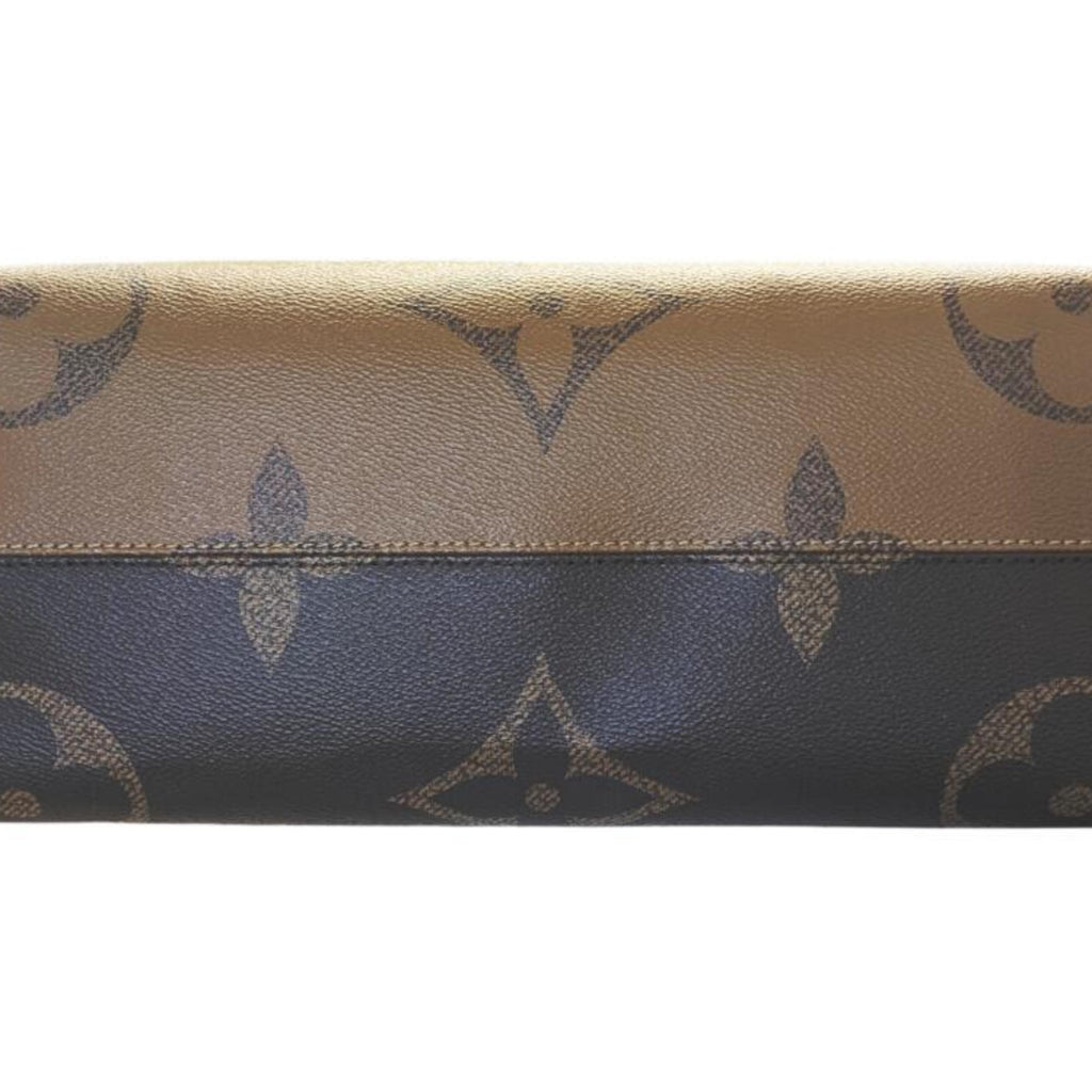 Louis Vuitton Brown Monogram Monogram Reverse Monogram Reverse Monogram Handbag Shoulder Bag Tote Bag (Pre-Owned)