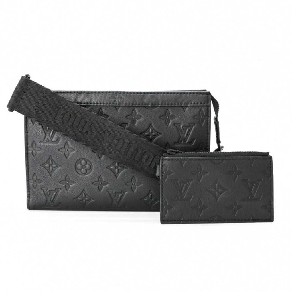 Louis Vuitton Black Monogram Shadow Shoulder Bag (Pre-Owned)