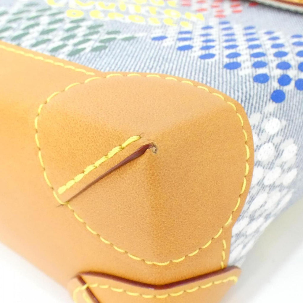Louis Vuitton Multi-Color Denim Leather Shoulder Bag (Pre-Owned)