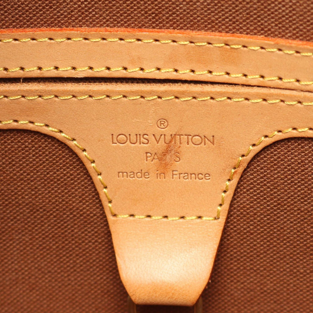 Louis Vuitton Brown Coated Canvas Leather Shoulder Bag (Pre-Owned)