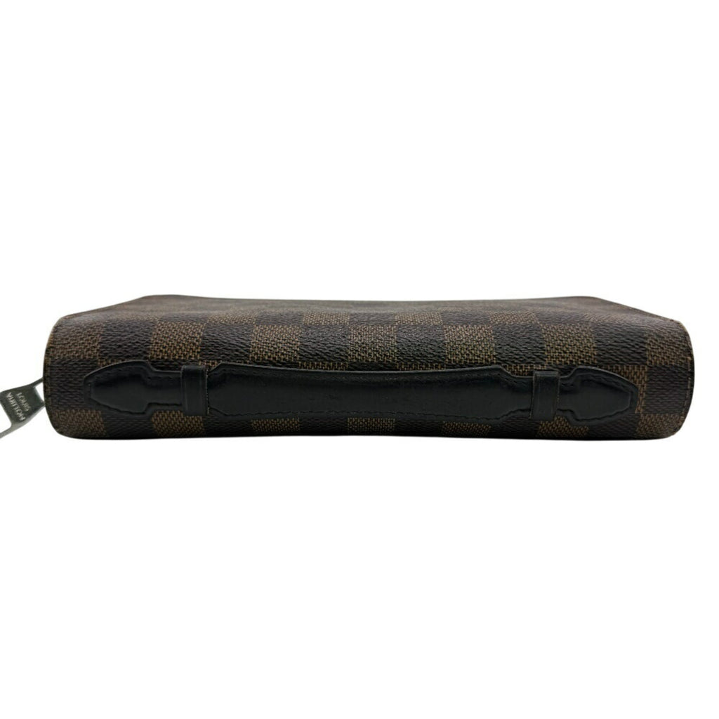 Louis Vuitton Brown Leather Long Wallet (Bi-Fold) (Pre-Owned)