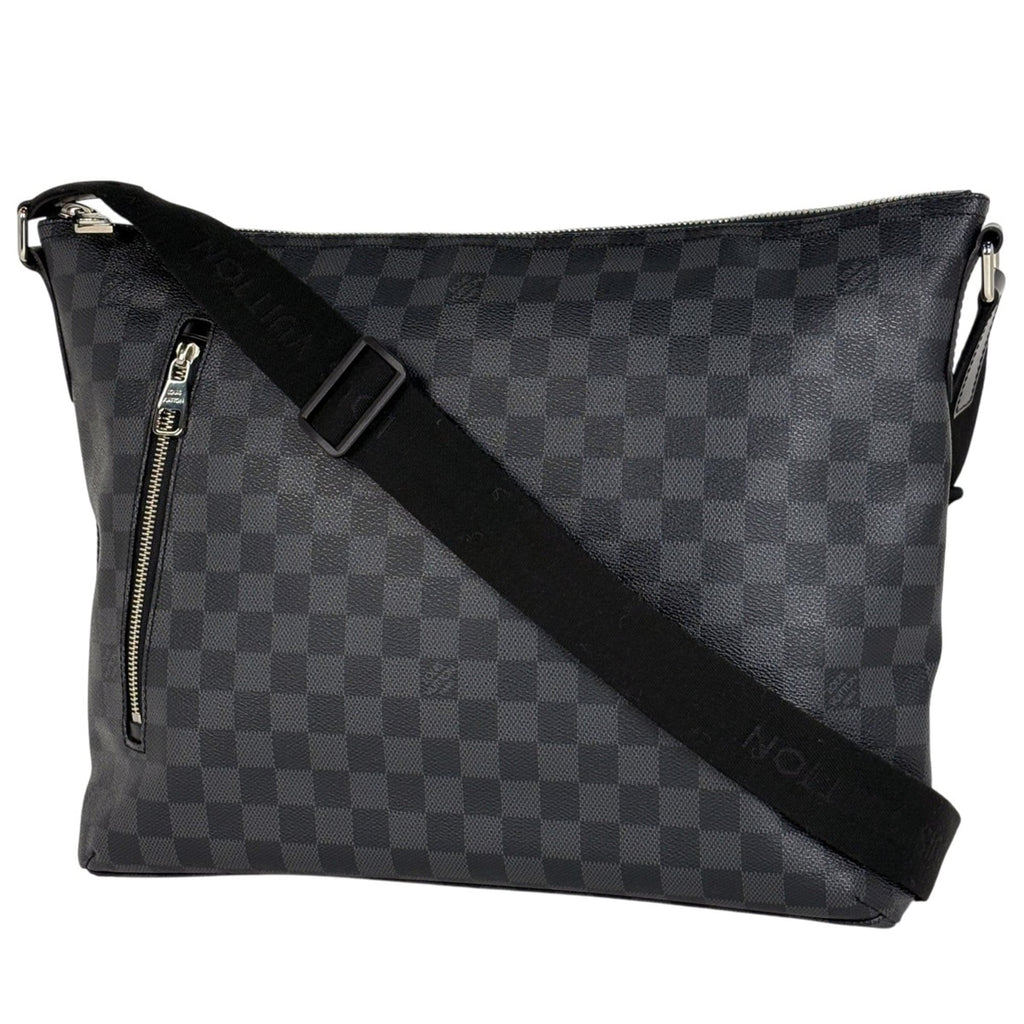 Louis Vuitton Black Damier Graphite Shoulder Bag (Pre-Owned)