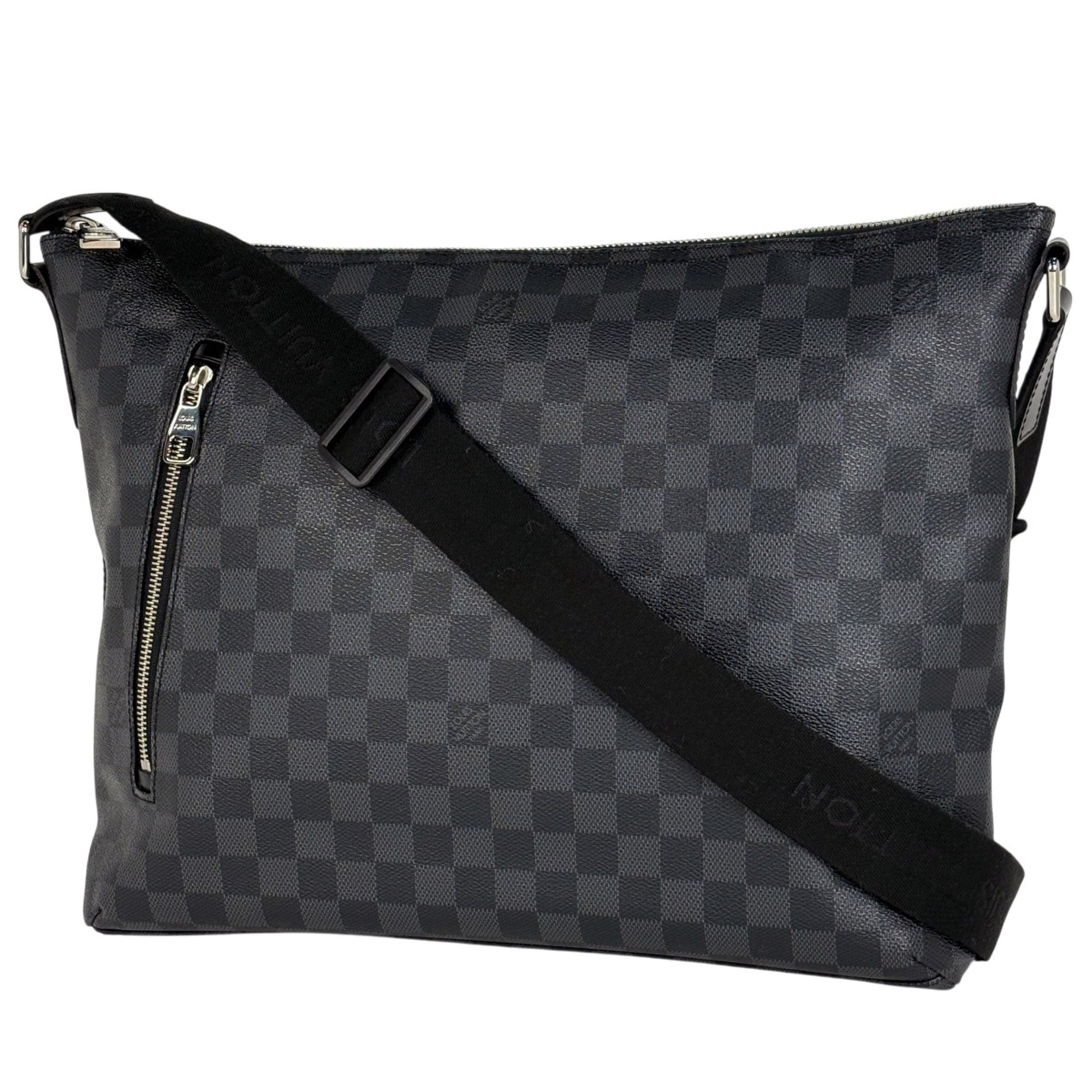 Louis Vuitton Black Damier Graphite Shoulder Bag (Pre-Owned)