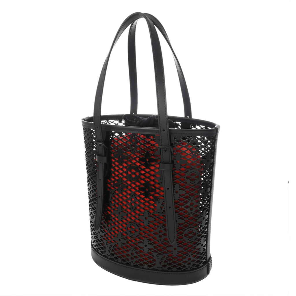Louis Vuitton Noir Monogram Handbag Tote Bag (Pre-Owned)