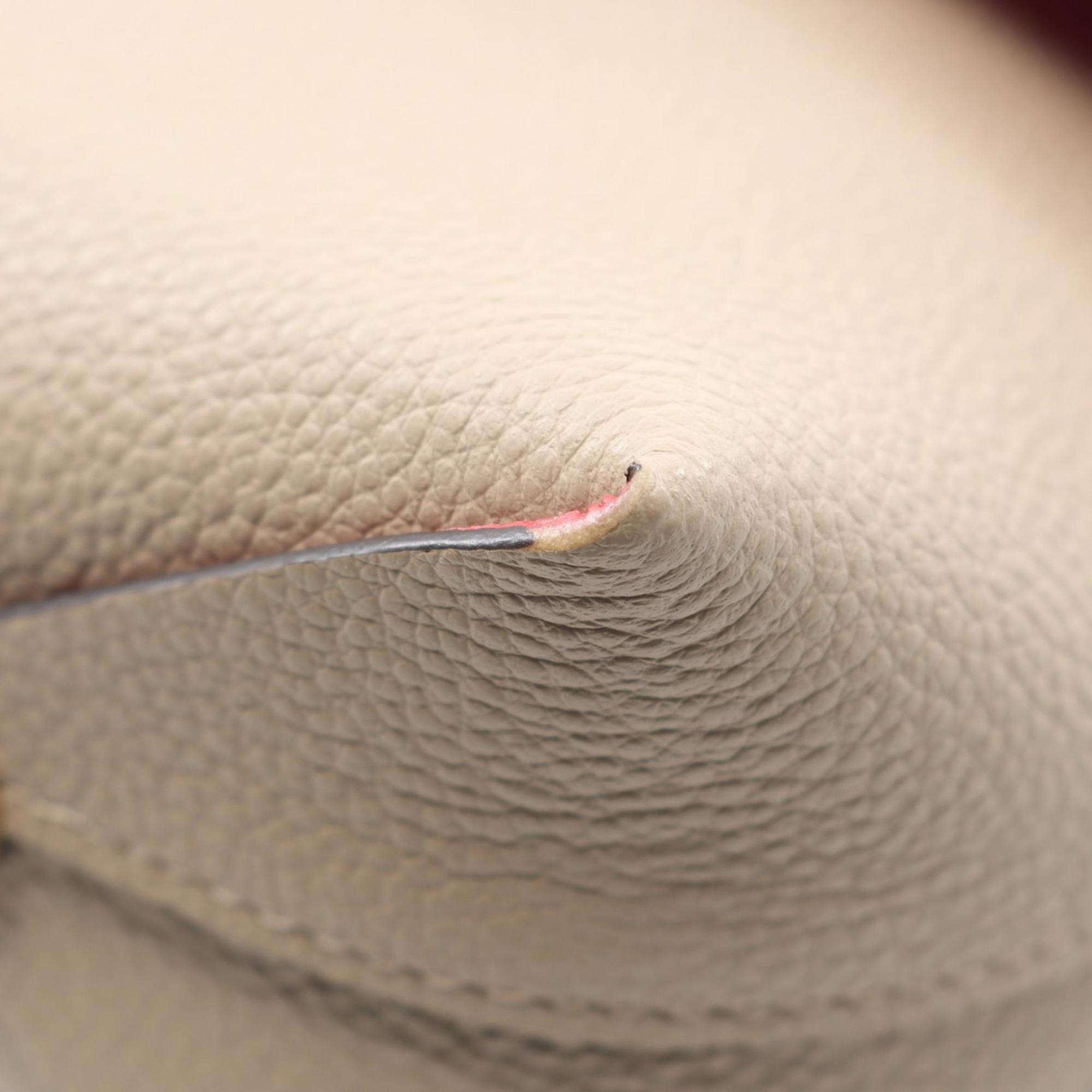 Louis Vuitton Beige Galle Leather Pochette Pouch (Pre-Owned)