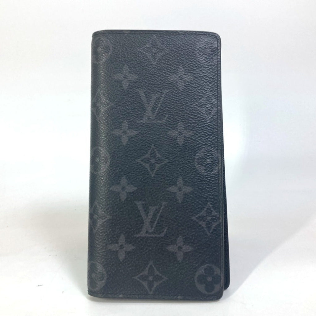 Louis Vuitton Monogram Eclipse Black Monogram Eclipse Long Wallet (Bi-Fold) (Pre-Owned)