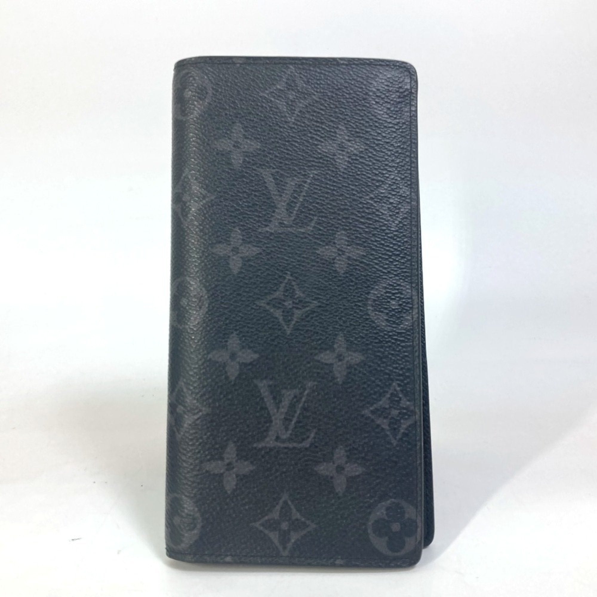 Louis Vuitton Monogram Eclipse Black Monogram Eclipse Long Wallet (Bi-Fold) (Pre-Owned)
