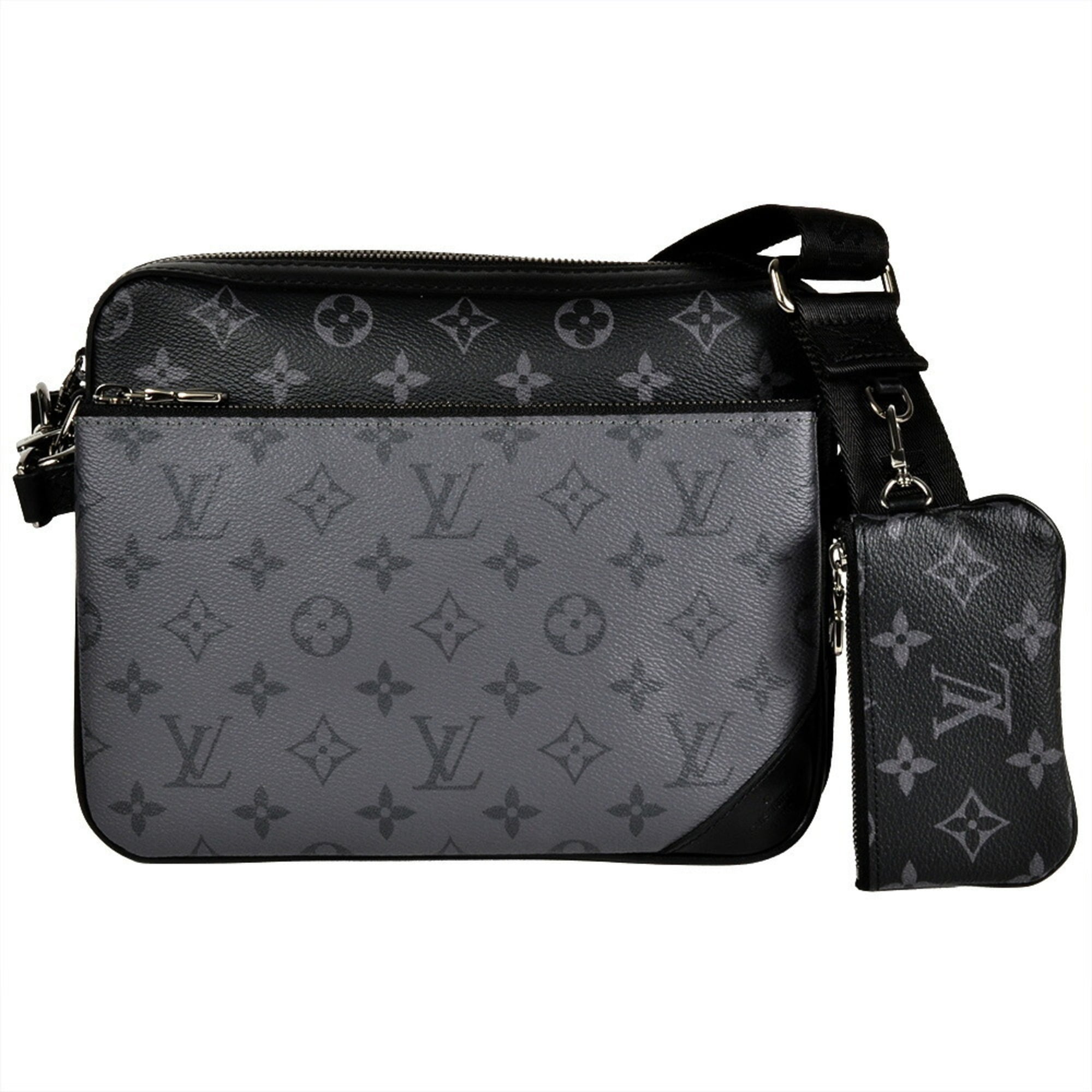 Louis Vuitton Black Monogram Eclipse Shoulder Bag (Pre-Owned)