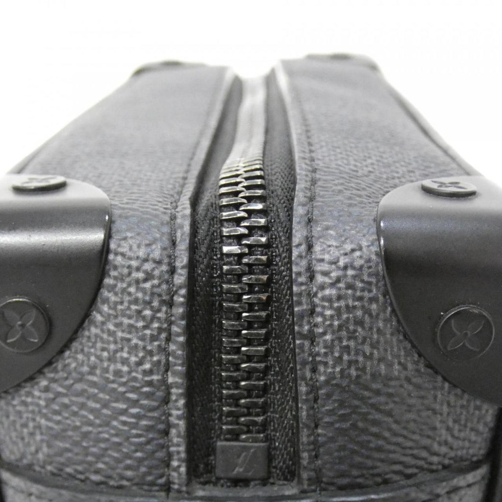Louis Vuitton Graphite Coated Canvas Shoulder Bag (Pre-Owned)