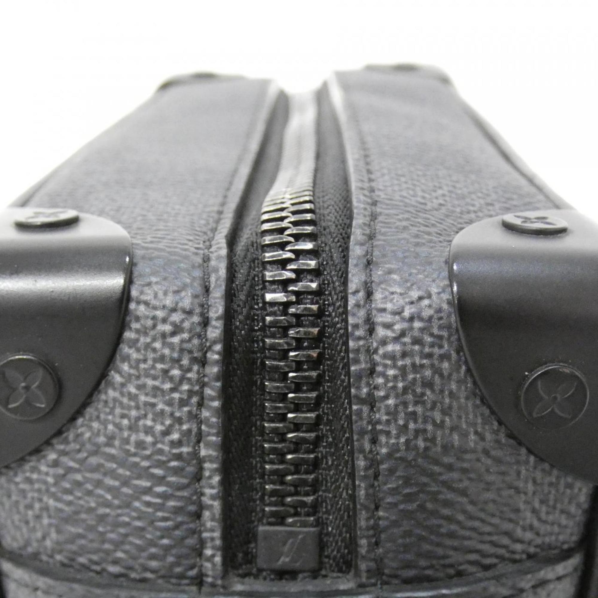Louis Vuitton Graphite Coated Canvas Shoulder Bag (Pre-Owned)