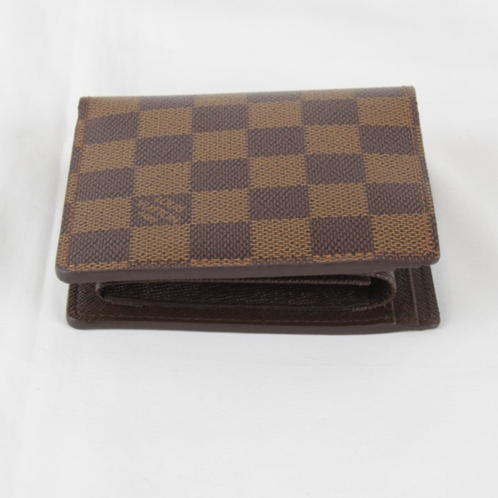 Louis Vuitton Damier Brown Damier Canvas Wallet (Bi-Fold) (Pre-Owned)
