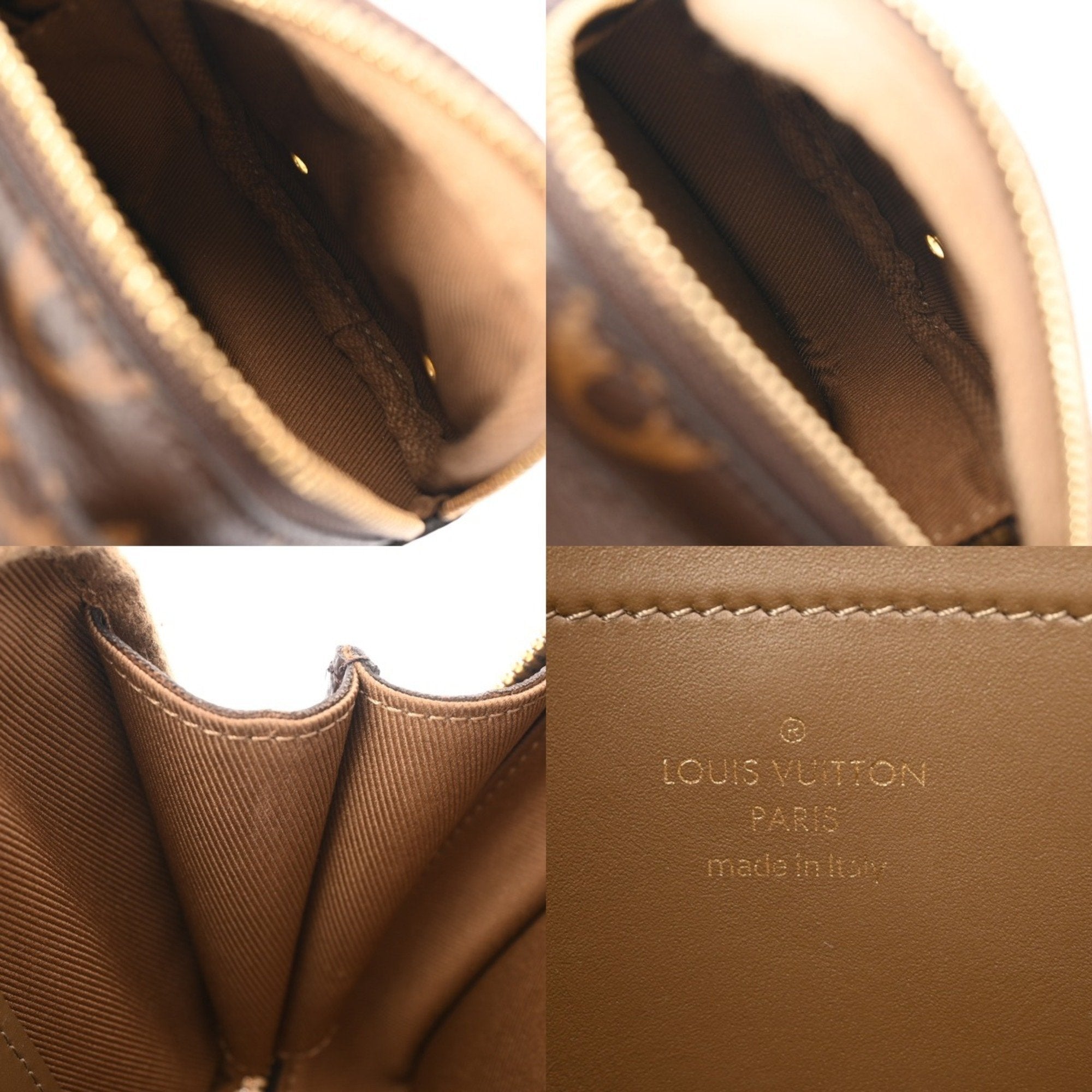 Louis Vuitton Brown Monogram Canvas Shoulder Bag (Pre-Owned)