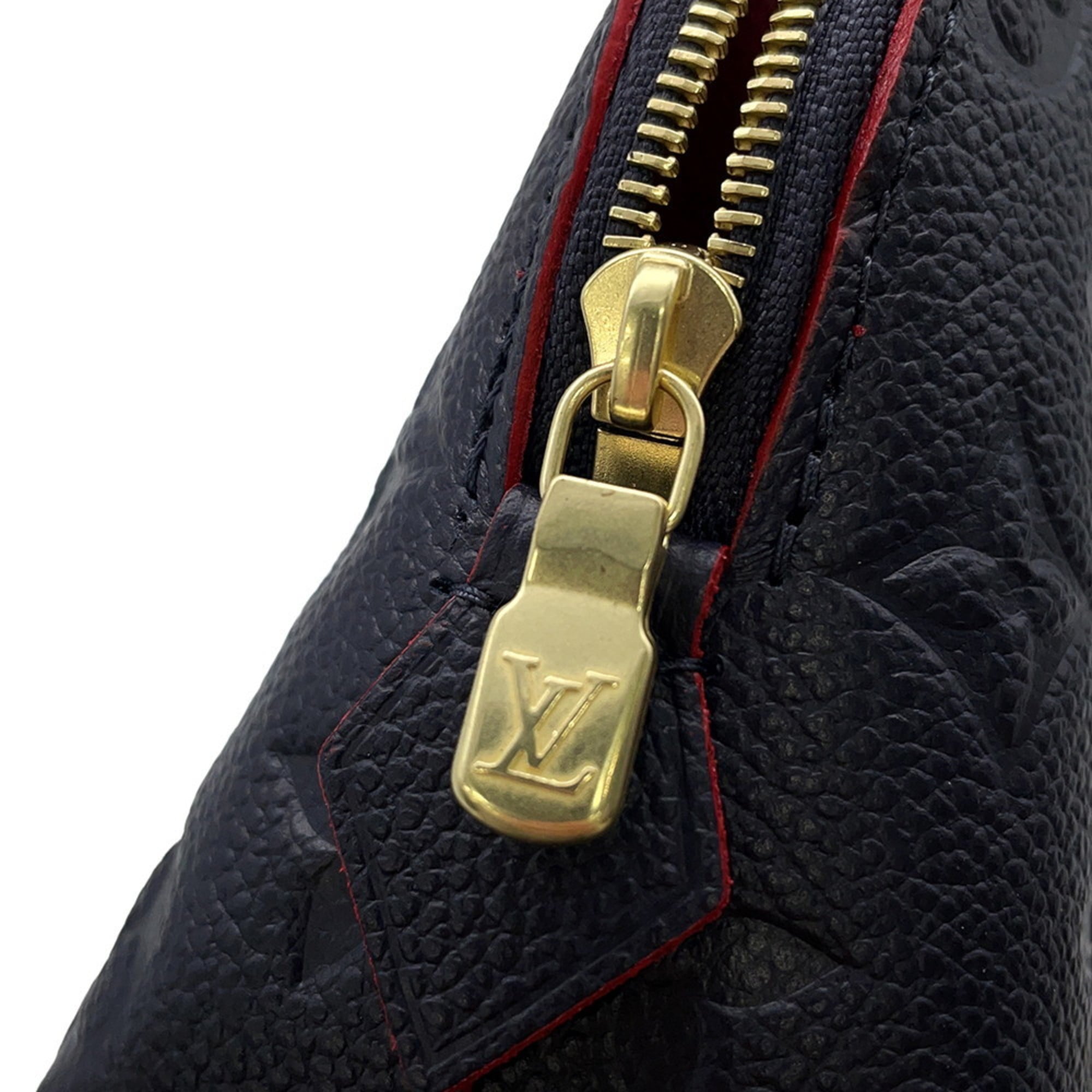 Louis Vuitton Marine Rouge Monogram Empreinte Pochette Pouch (Pre-Owned)