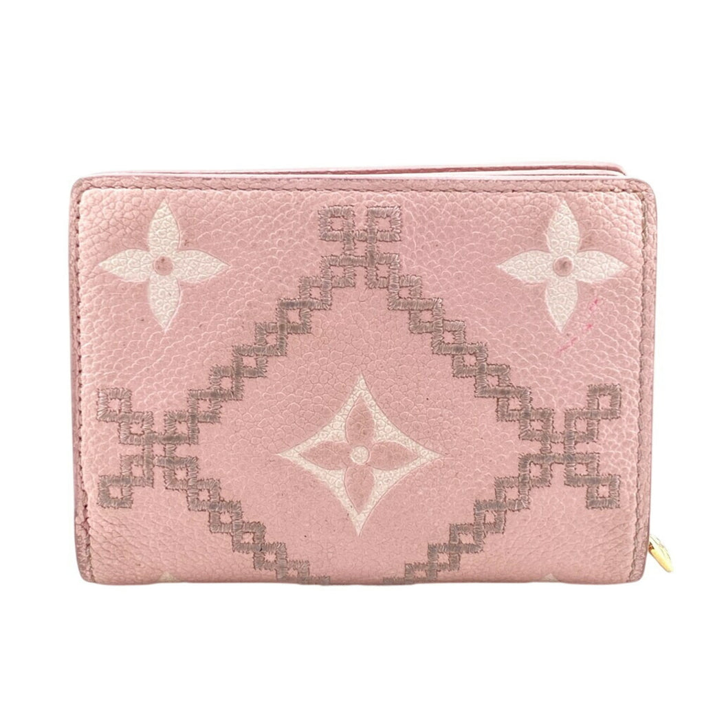 Louis Vuitton Pink Leather Wallet (Bi-Fold) (Pre-Owned)