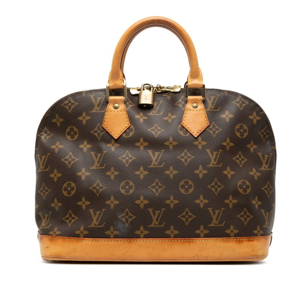 Louis Vuitton Brown Pvc Leather Handbag (Pre-Owned)