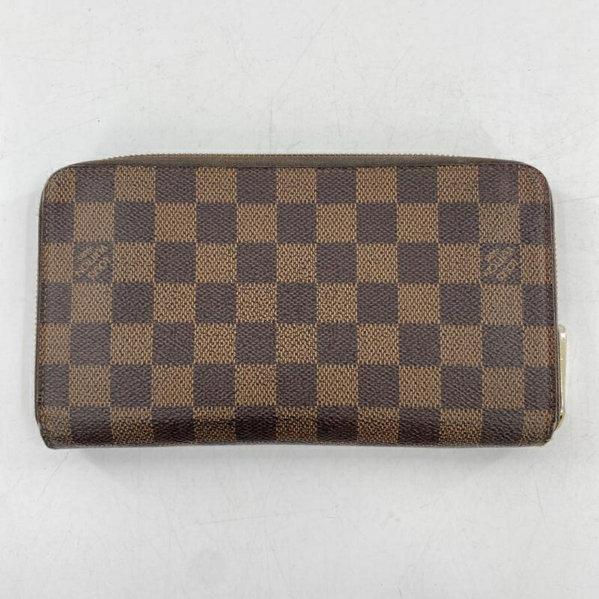 Louis Vuitton Damier Brown Long Wallet (Bi-Fold) (Pre-Owned)